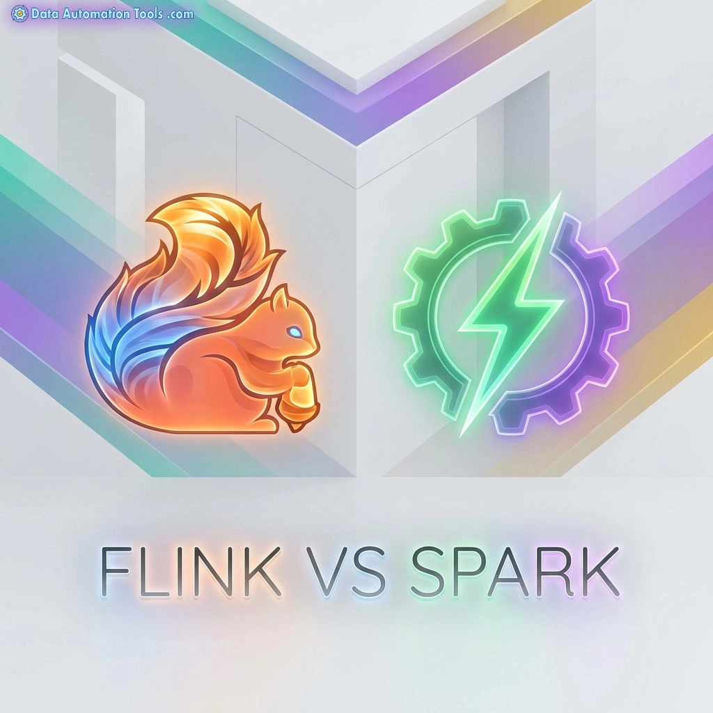 an image depicting a flink vs spark confrontation
