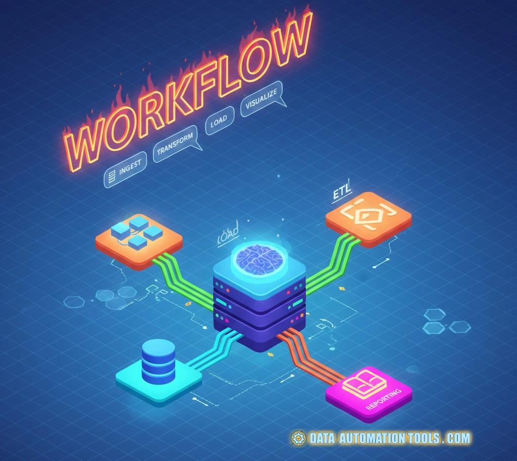 an image illustrating workflow orchestration in a modern tech stack