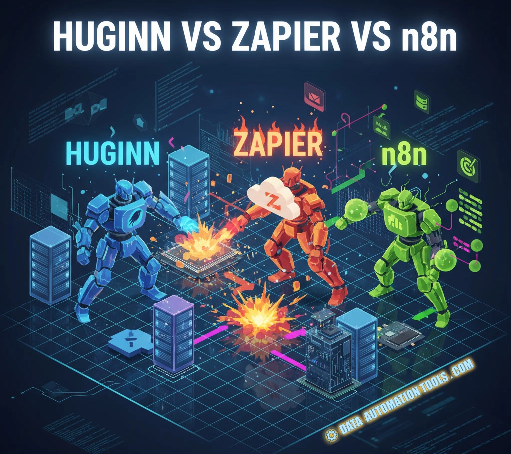 huginn vs zapier vs n8n