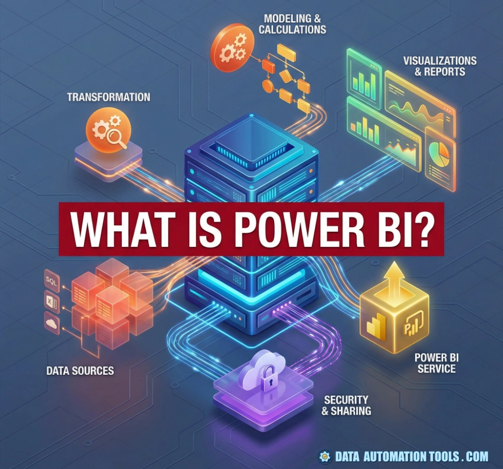 an illustration of power bi as a 
