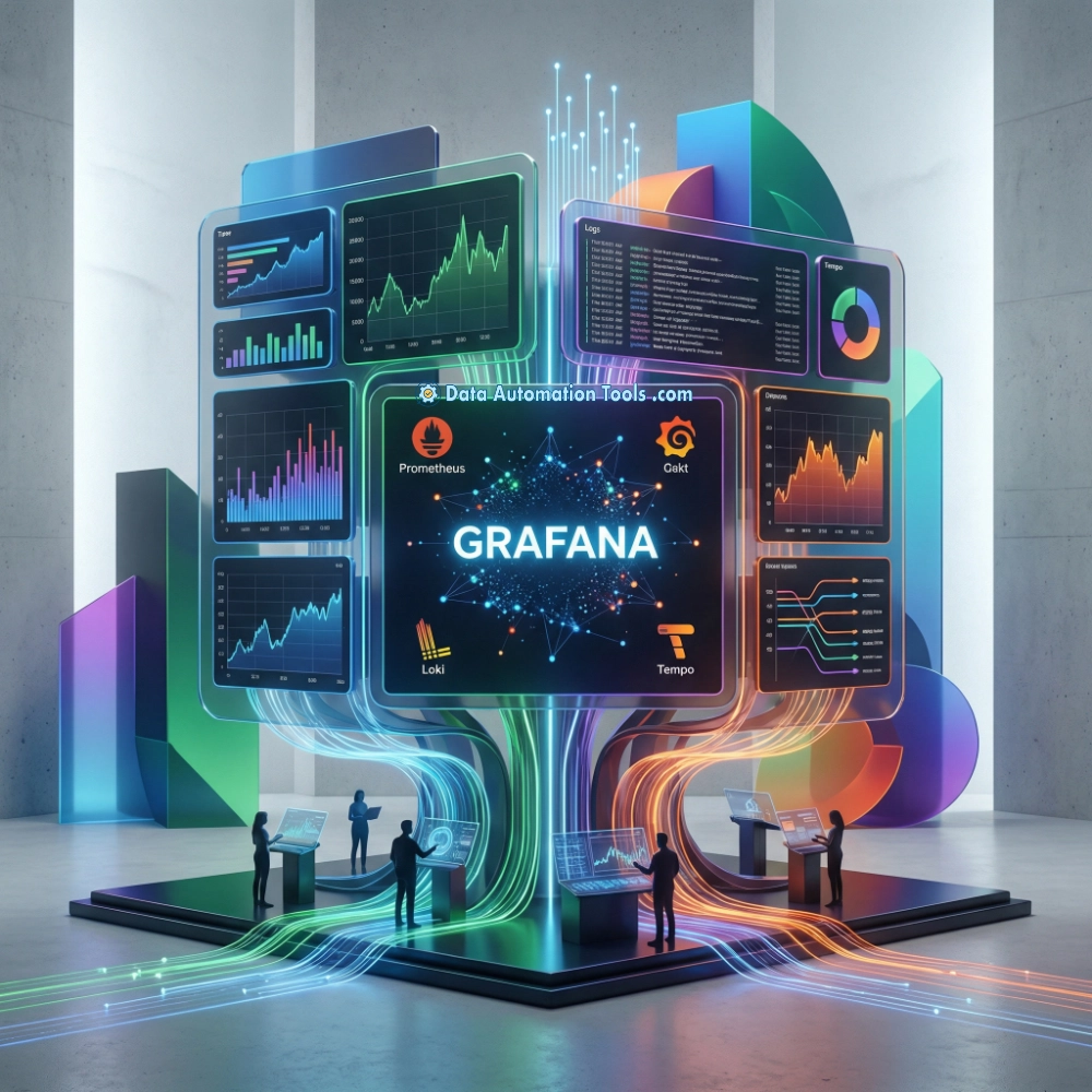 an image depicting grafana as a data visualization platform