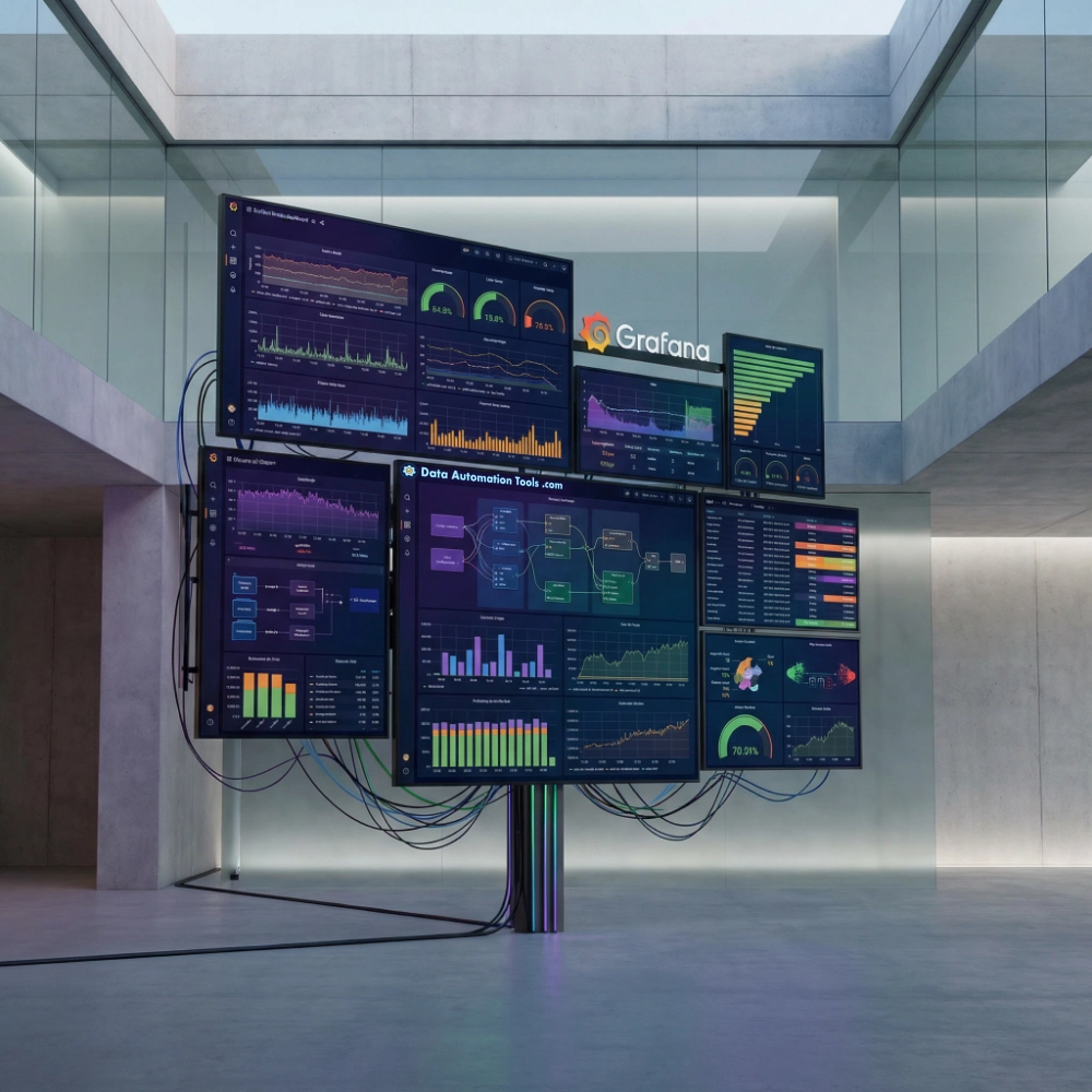 an image depicting a dashboard of grafana data visualizations